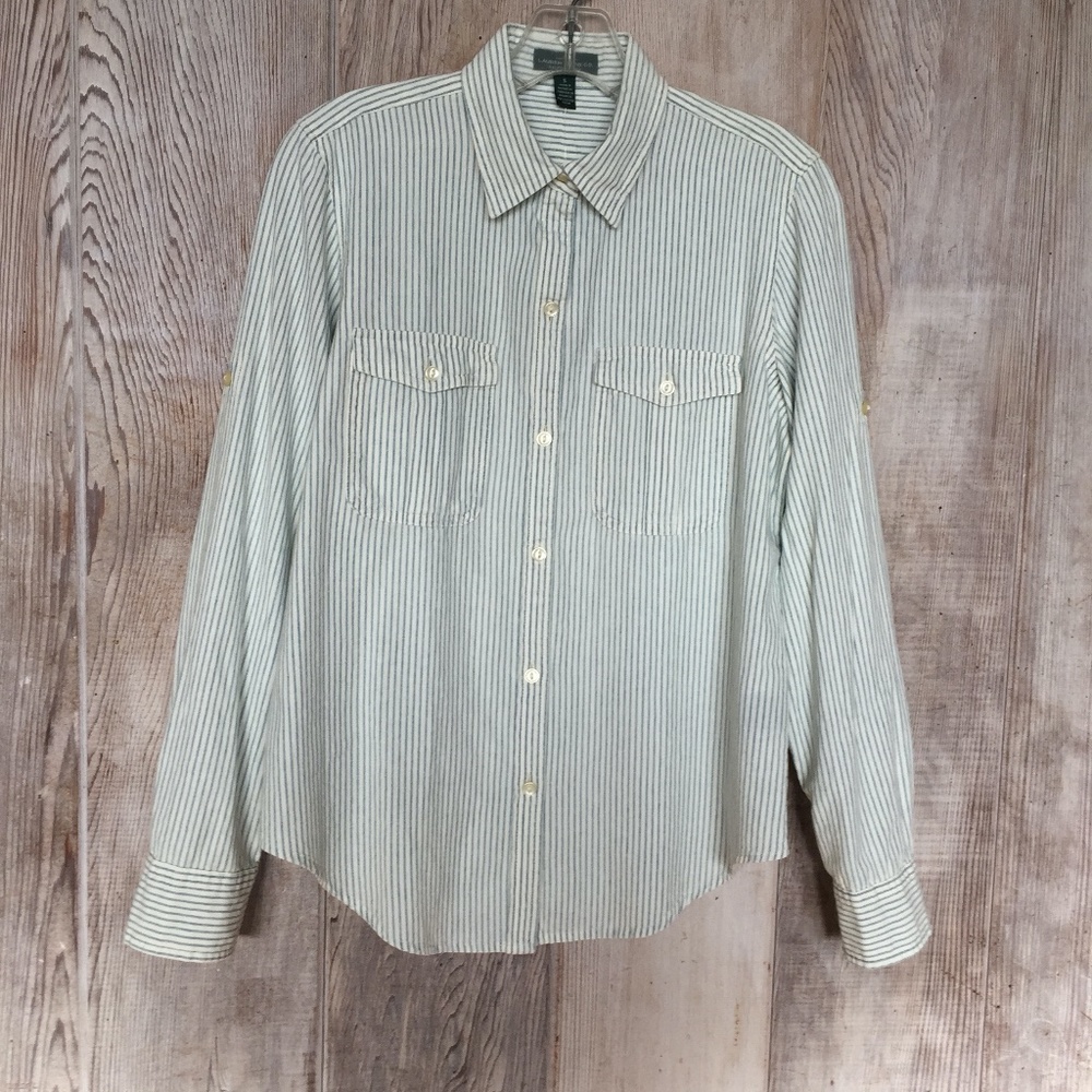 Lauren Jeans Co Stripe Long Sleeve Too S NWT